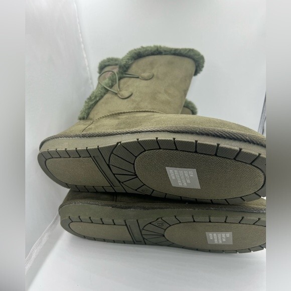 SUGAR Women's Marty Cozy Regular Calf Winter Boots army green W/fur 9M - Picture 9 of 12